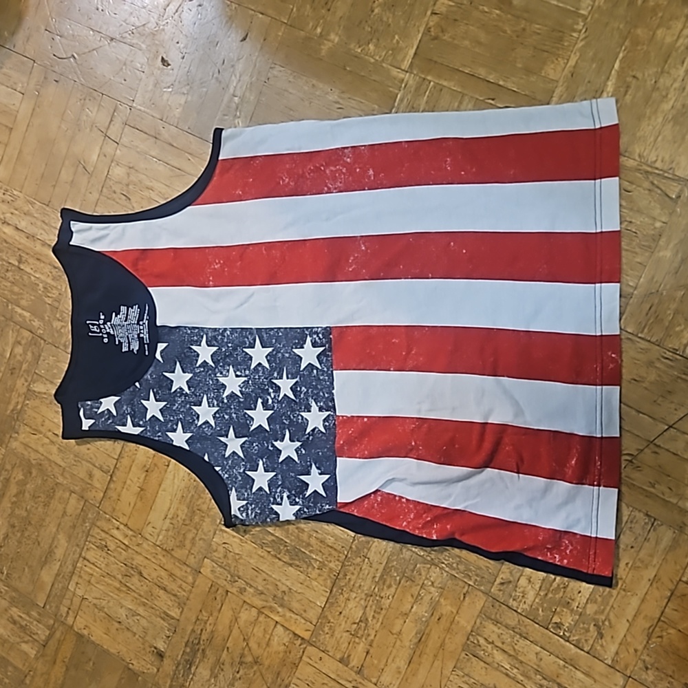 USA Flag tank